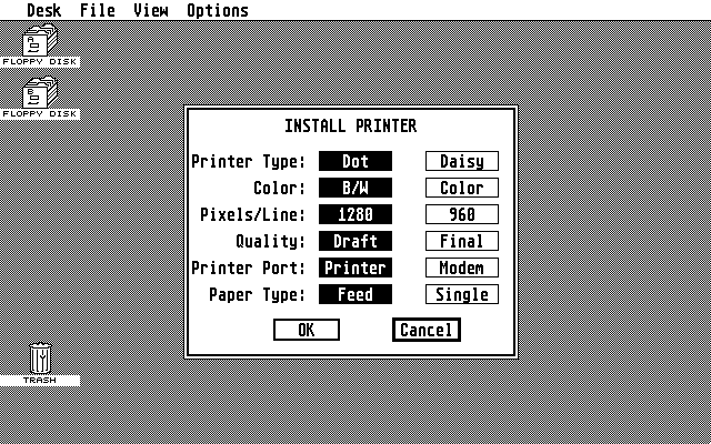 TOS 1.00 atari screenshot