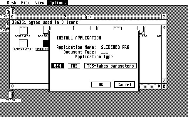 TOS 1.00 atari screenshot