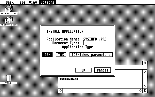 TOS 1.00 atari screenshot