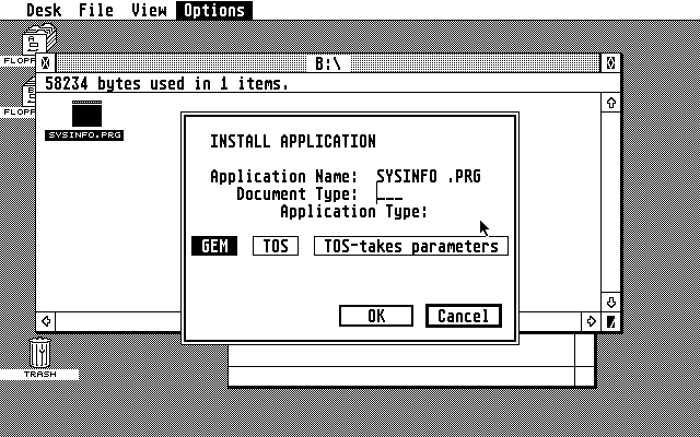 TOS 1.00 atari screenshot