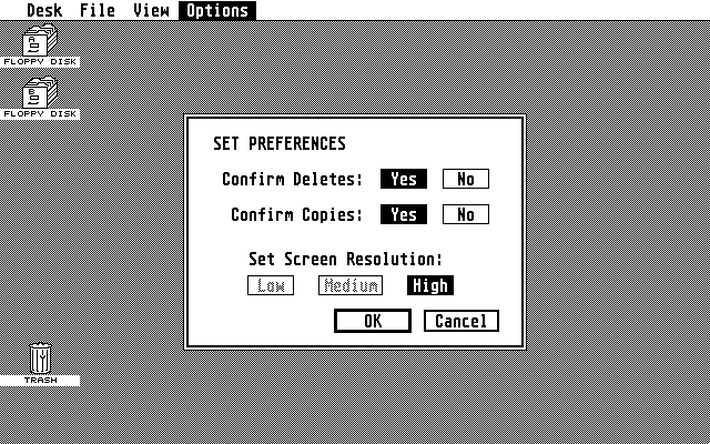 TOS 1.00 atari screenshot