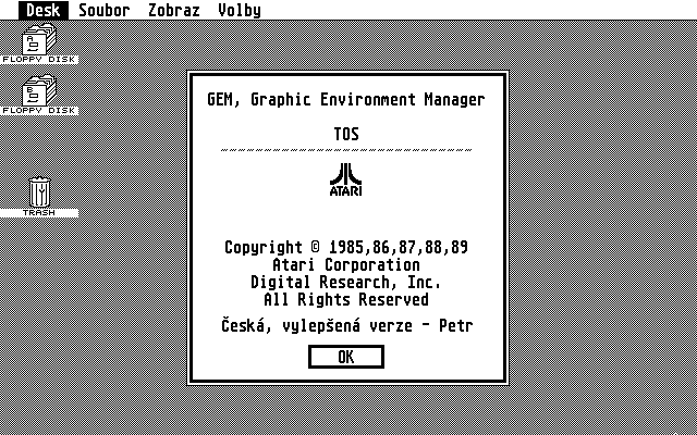 TOS 1.04 atari screenshot