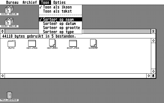 TOS 1.04 atari screenshot