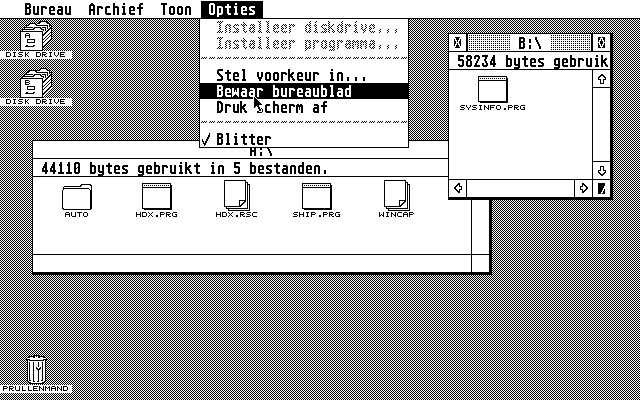 TOS 1.04 atari screenshot