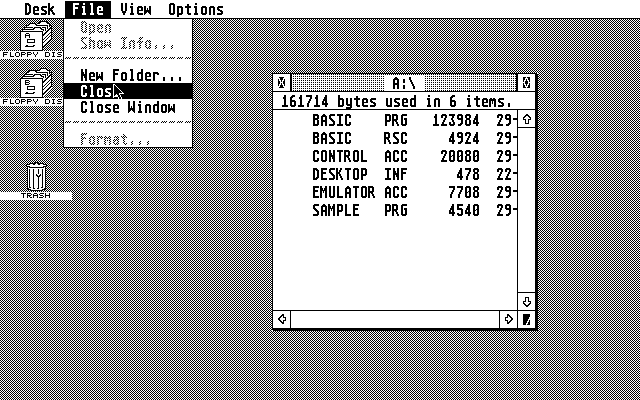 TOS 1.04 atari screenshot