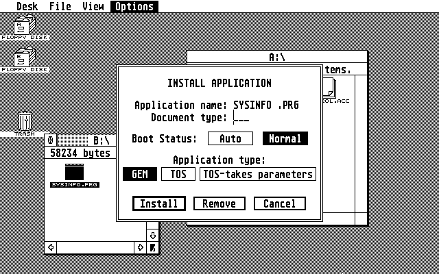 TOS 1.04 atari screenshot