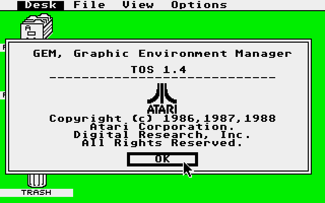 TOS 1.04 atari screenshot