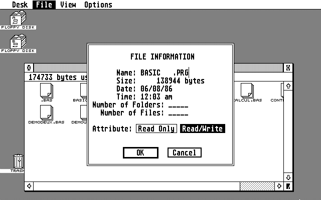 TOS 1.04 atari screenshot