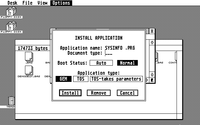 TOS 1.04 atari screenshot
