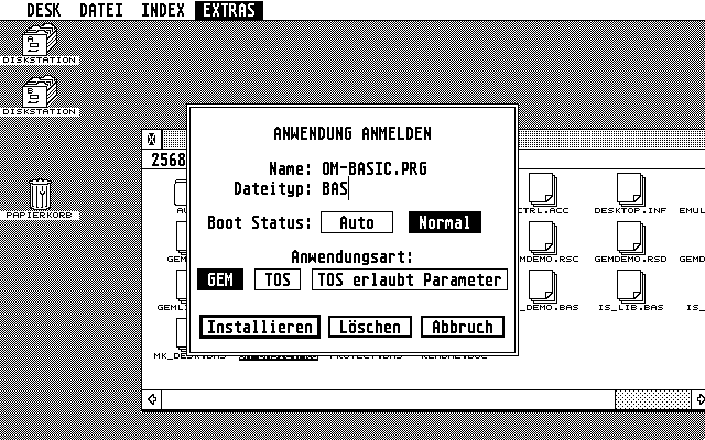 TOS 1.06 atari screenshot