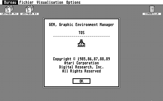 TOS 1.06 atari screenshot
