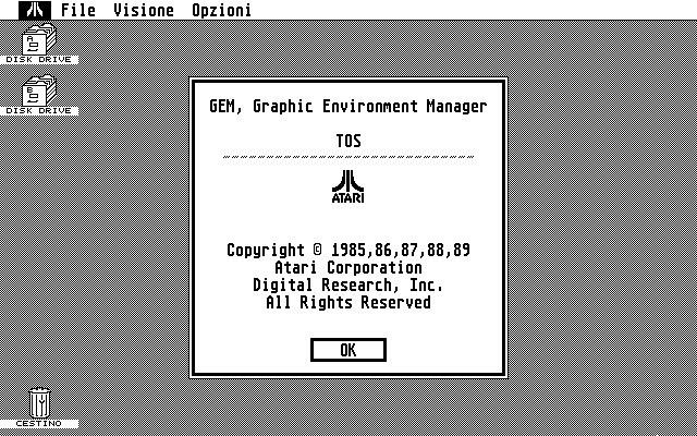 TOS 1.06 atari screenshot