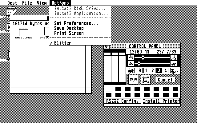TOS 1.06 atari screenshot