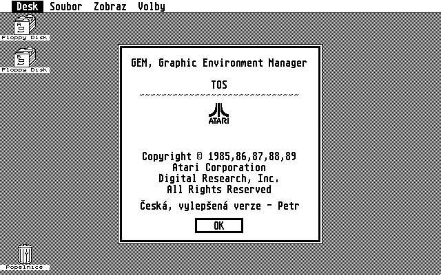 TOS 1.62 atari screenshot