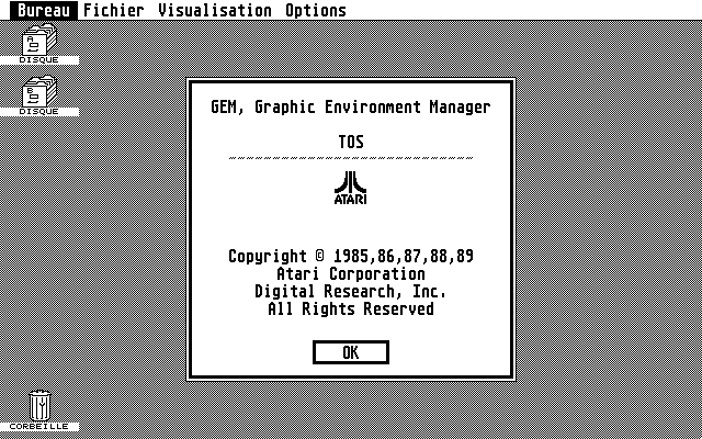 TOS 1.62 atari screenshot
