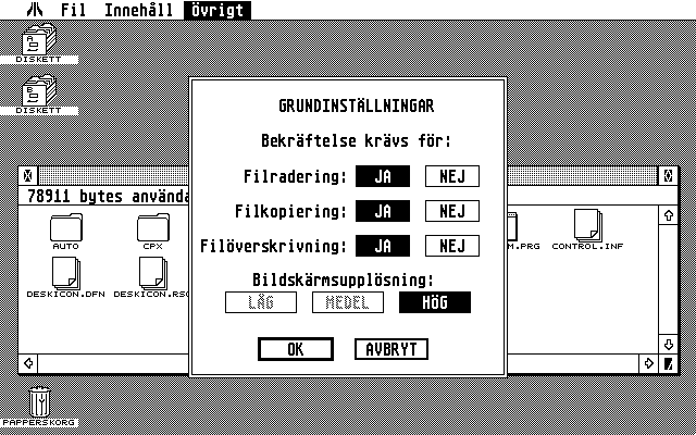 TOS 1.62 atari screenshot