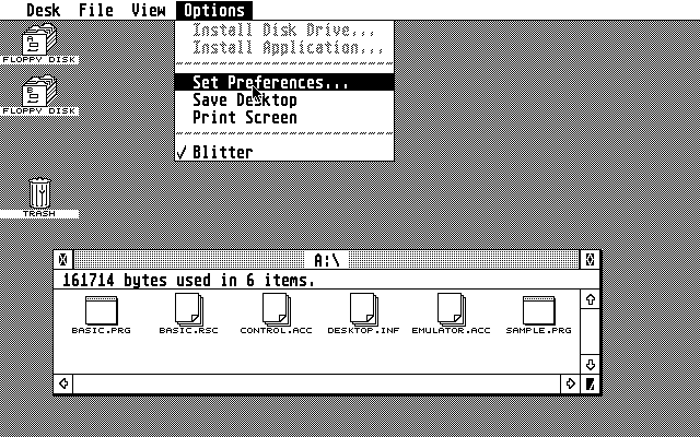 TOS 1.62 atari screenshot