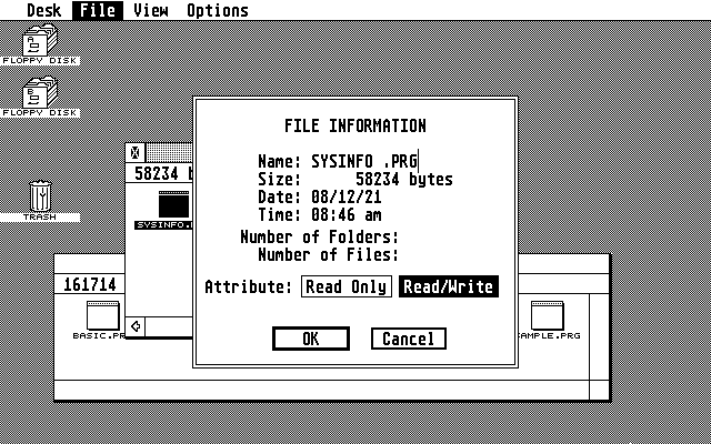 TOS 1.62 atari screenshot