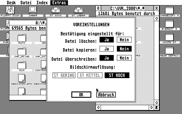 TOS 2.05 atari screenshot