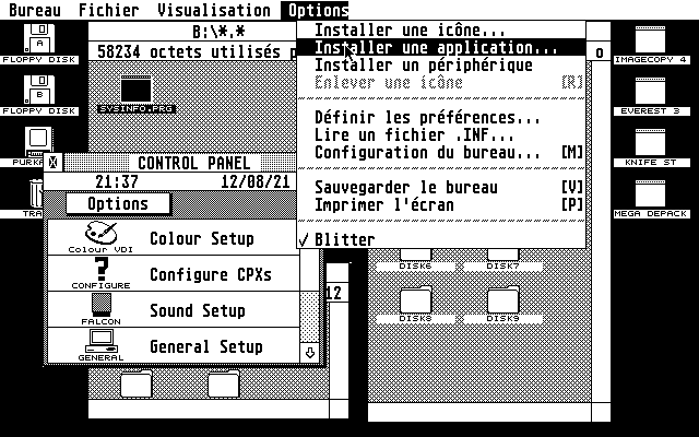 TOS 2.05 atari screenshot