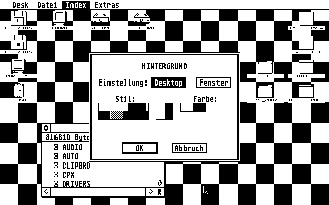 TOS 2.05 atari screenshot
