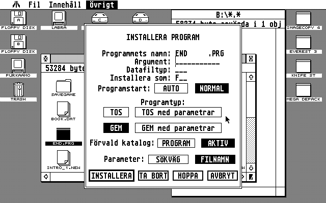 TOS 2.05 atari screenshot