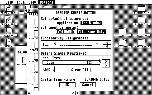 TOS 2.05 atari screenshot