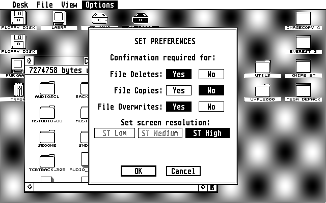 TOS 2.06 atari screenshot
