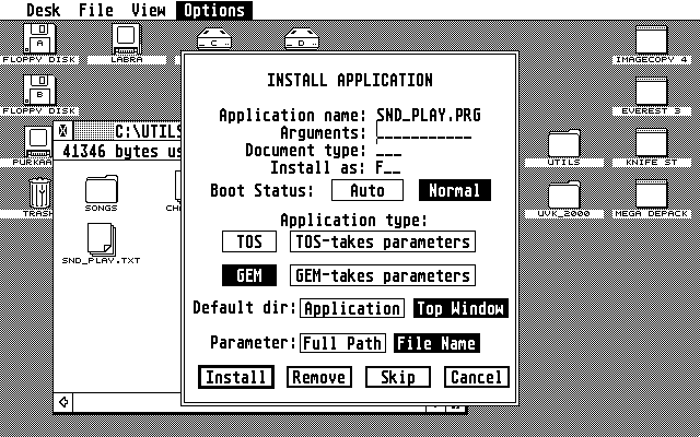 TOS 2.06 atari screenshot