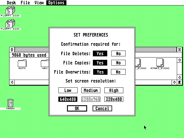 TOS 3.00 atari screenshot
