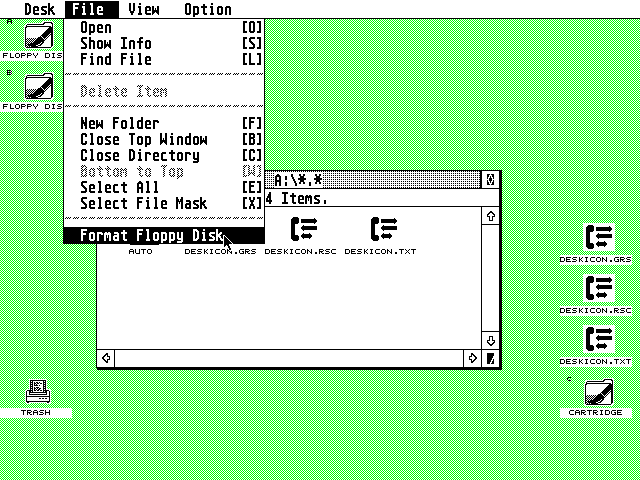 TOS 3.01 atari screenshot