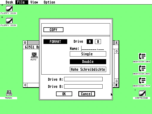 TOS 3.01 atari screenshot
