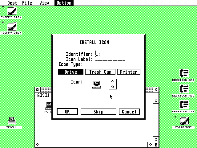 TOS 3.01 atari screenshot