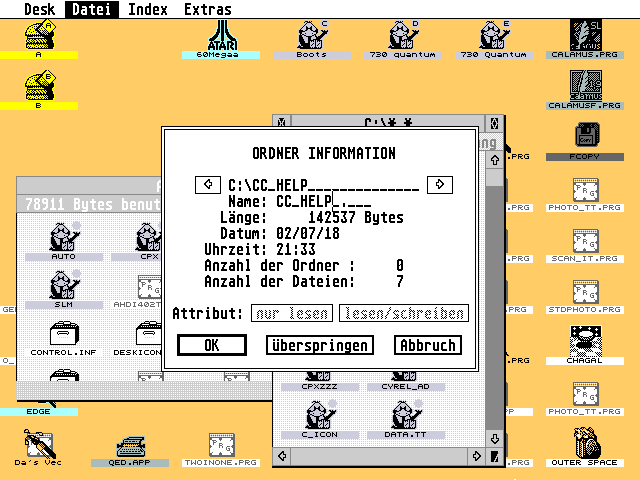 TOS 3.06 atari screenshot