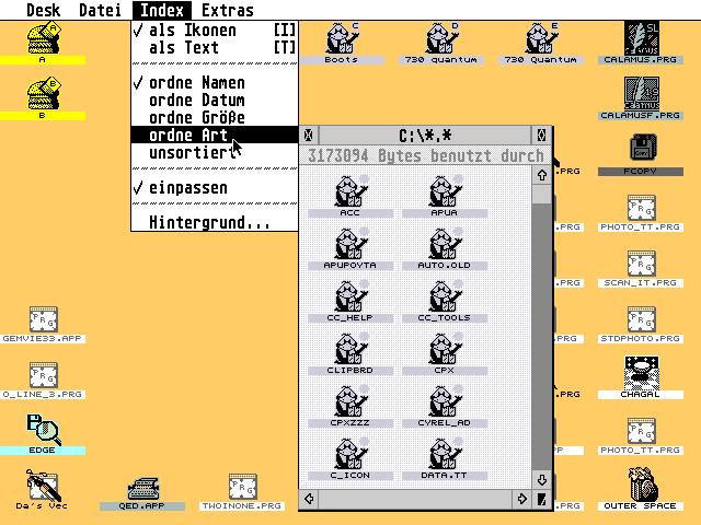 TOS 3.06 atari screenshot