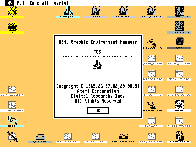 TOS 3.06 atari screenshot