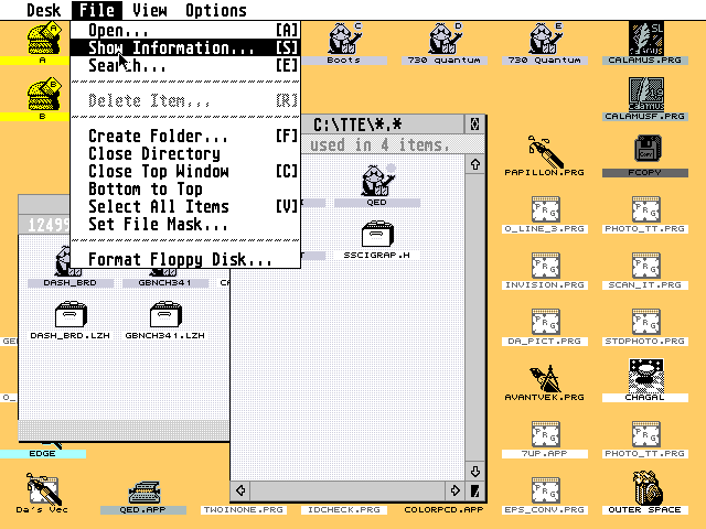 TOS 3.06 atari screenshot