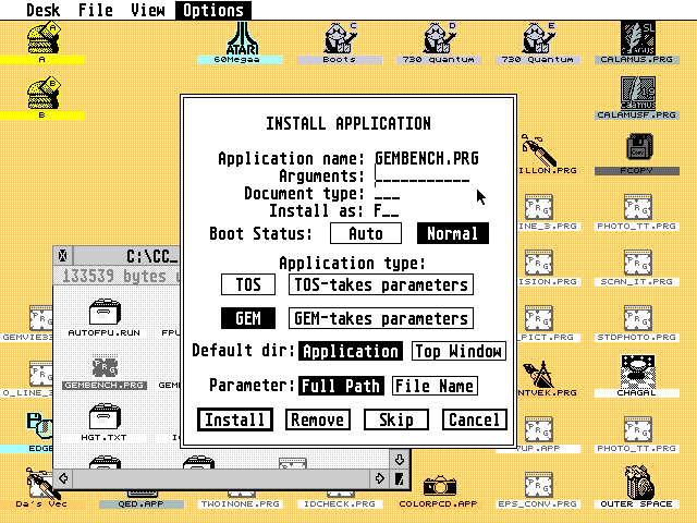 TOS 3.06 atari screenshot