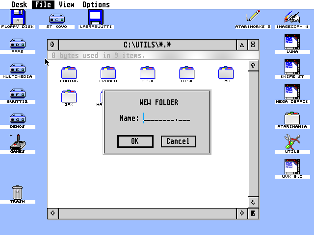 TOS 4.92 atari screenshot