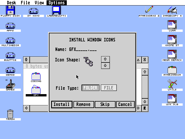 TOS 4.92 atari screenshot