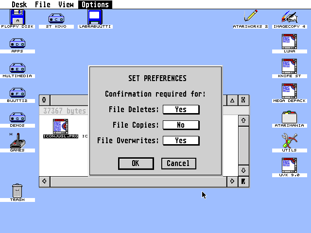 TOS 4.92 atari screenshot