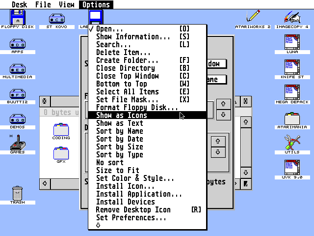 TOS 4.92 atari screenshot