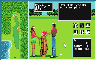 Tournament Golf atari screenshot