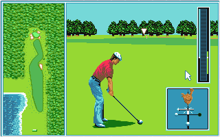 Tournament Golf atari screenshot