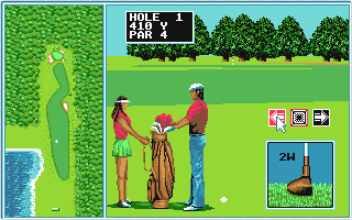 Tournament Golf atari screenshot