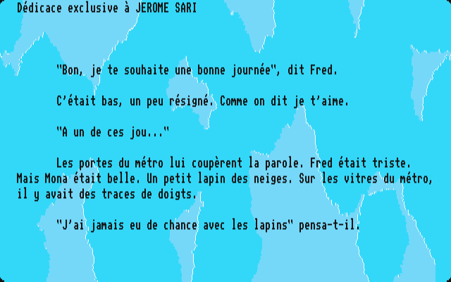 Tout à Disparu atari screenshot