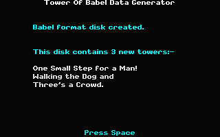 Tower of Babel atari screenshot