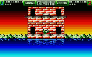 Tower Toppler atari screenshot