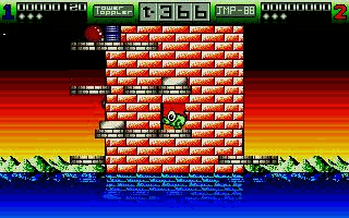 Tower Toppler atari screenshot