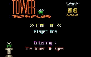 Tower Toppler atari screenshot